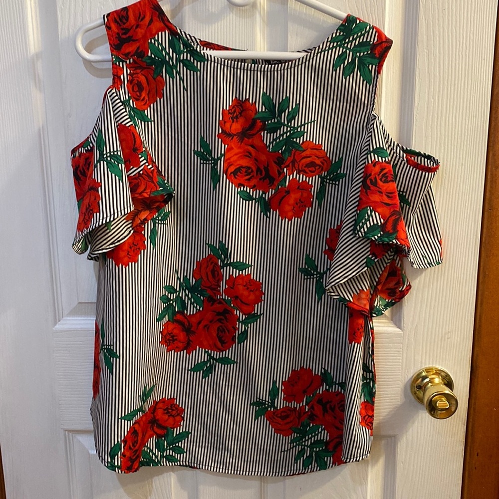 TIME TO BLOOM Women's Blouse Size 2X